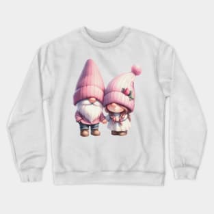 Gnome Valentine T Shirt Valentine T shirt For Women Crewneck Sweatshirt